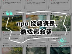 《NPC之路：深度攻略与反思，探索游戏内外的真实对话》