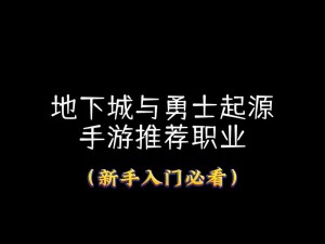 神无月新手指南：职业选择推荐，平民玩家的最佳职业揭秘