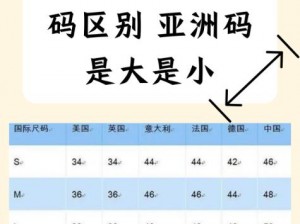 亚洲M码和欧洲S码区别、亚洲 M 码和欧洲 S 码的尺寸差异在哪里？