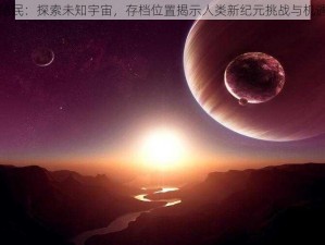 星际殖民：探索未知宇宙，存档位置揭示人类新纪元挑战与机遇并存