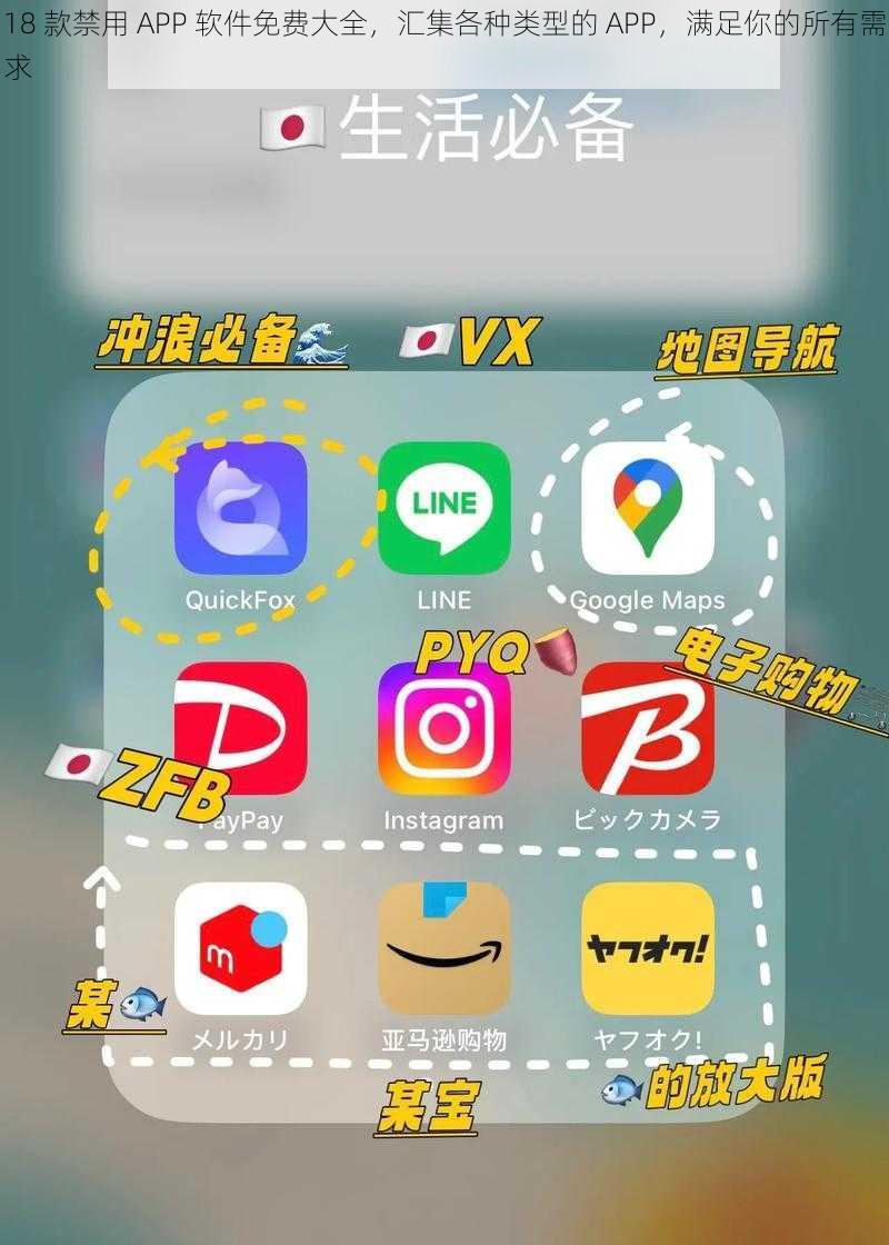 18 款禁用 APP 软件免费大全，汇集各种类型的 APP，满足你的所有需求