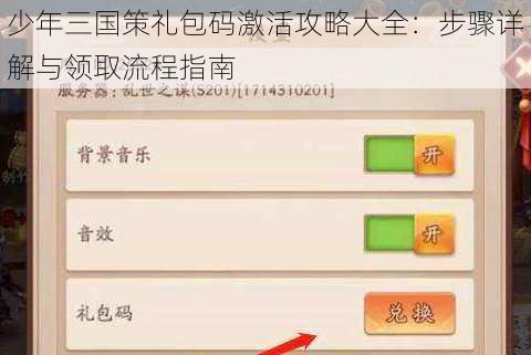 少年三国策礼包码激活攻略大全：步骤详解与领取流程指南