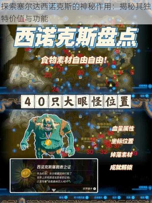 探索塞尔达西诺克斯的神秘作用：揭秘其独特价值与功能