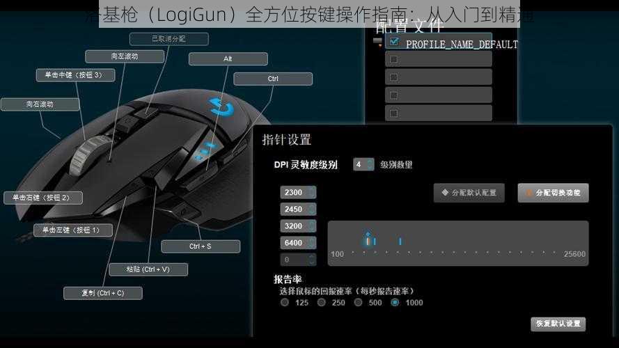 洛基枪（LogiGun）全方位按键操作指南：从入门到精通