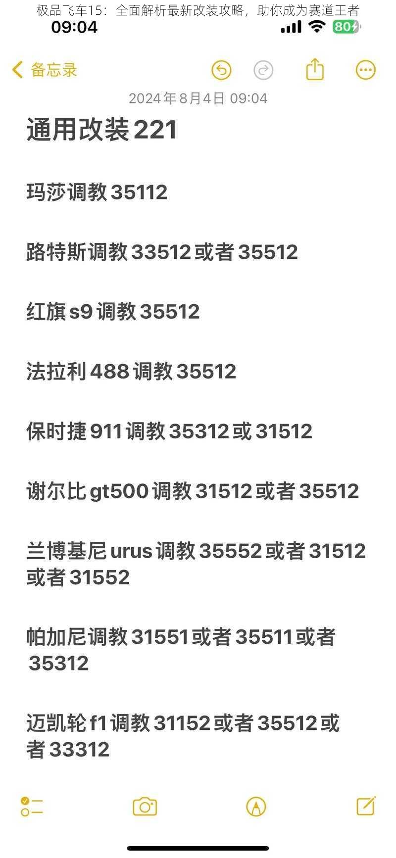 极品飞车15：全面解析最新改装攻略，助你成为赛道王者