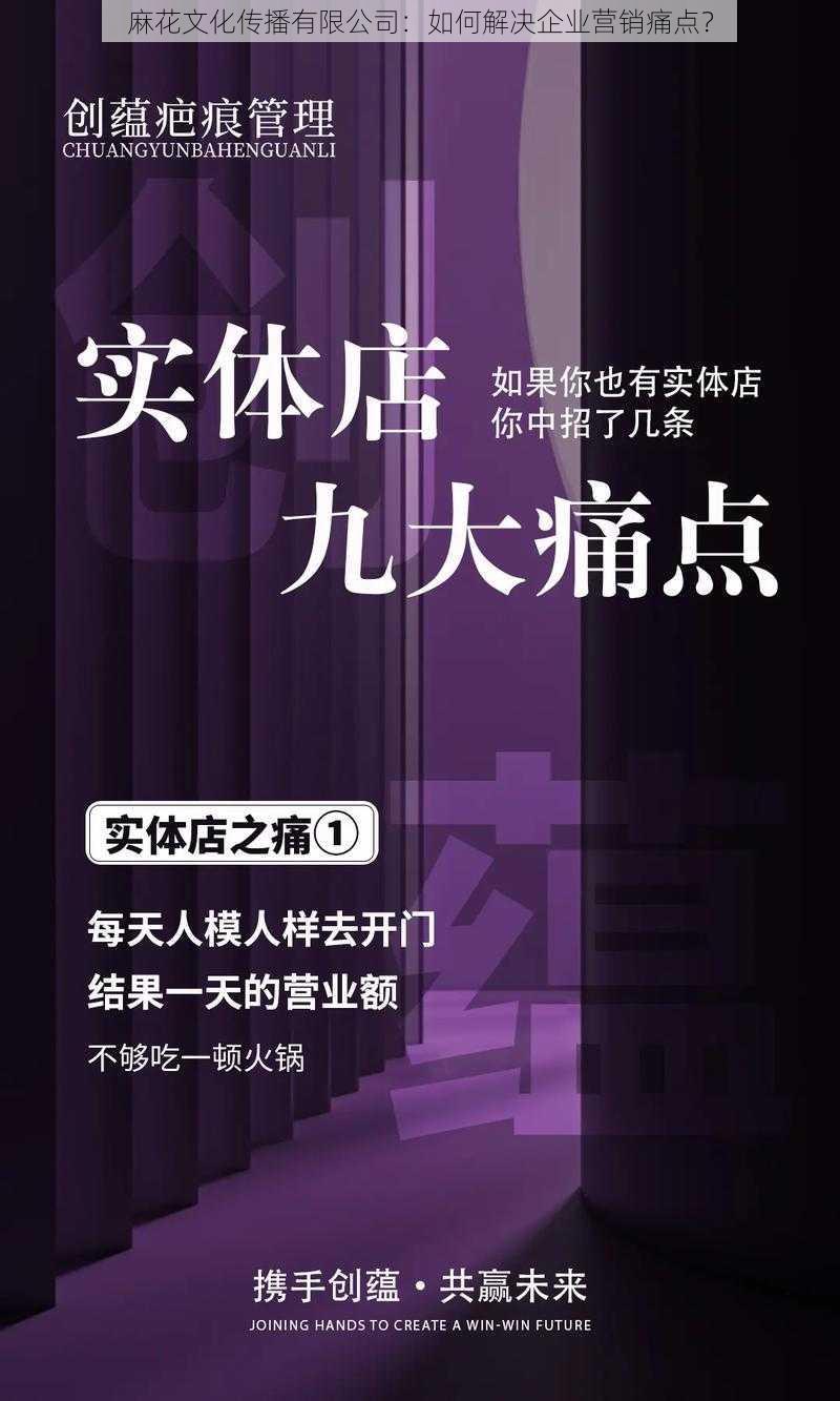 麻花文化传播有限公司：如何解决企业营销痛点？