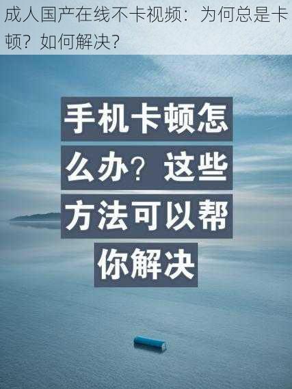 成人国产在线不卡视频：为何总是卡顿？如何解决？