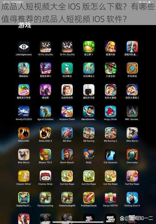 成品人短视频大全 IOS 版怎么下载？有哪些值得推荐的成品人短视频 IOS 软件？